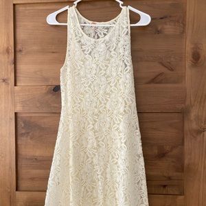Gorgeous Ivory lace Free People dress